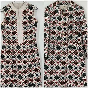 Nordstrom Best T.T. Mallo Julie Miller‎ CA Union Made Tapestry Dress And Jacket